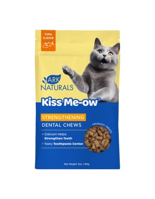 Ark Naturals Cat Dental Chews Kiss Me-Ow Strengthing Tuna 3oz.
