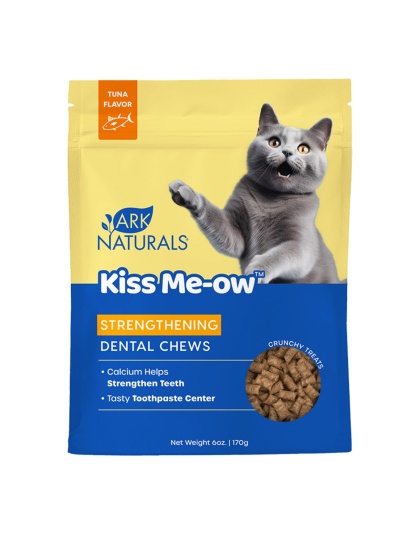 Ark Naturals Cat Dental Chews Kiss Me-Ow Strengthing Tuna 6oz.