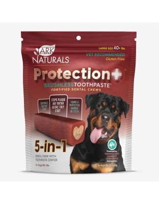 Ark Naturals Protection+ Toothpaste 5 In1 1Lb 2oz. Bag Large Chews