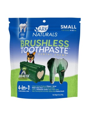 Ark Naturals Breath-Less Brushless Toothpaste Small To Medium Dog Chews, 12-oz. Bag