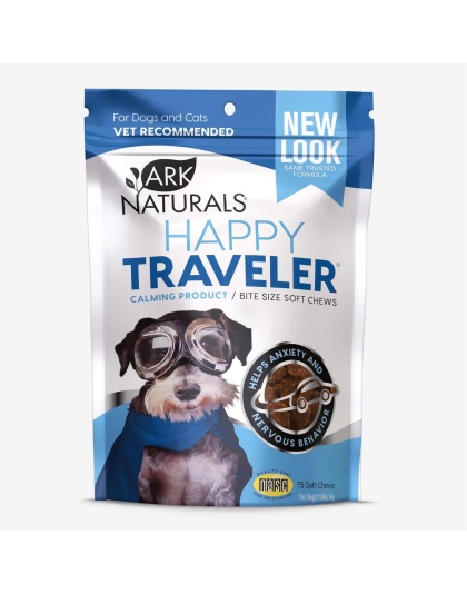 Ark Naturals Happy Traveler Dog And Cat Soft Chews; 75 Count