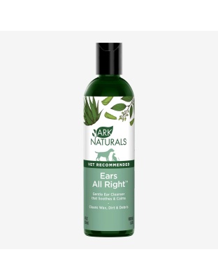 Ark Naturals ears All Right Dog & Cat Gentle Cleaning Lotion, 4oz. Bottle