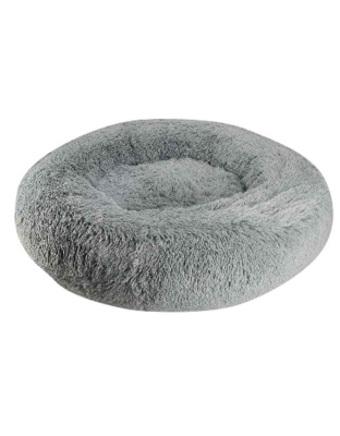 Arlee Warmly Shaggy Donut Charcoal 28 X 28 X 8 Inch