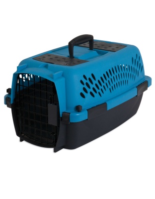 Aspen Fashion Pet Porter Dog Kennel Hard-Sided Breeze, Black 1ea/19 in