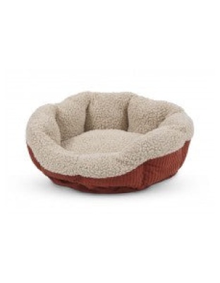 Aspen Self-Warming Oval Lounger Barn Red, Cream 1ea/19 in