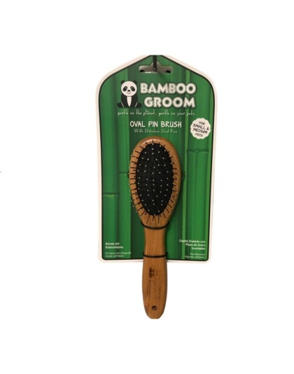 Bamboo Groom Oval Pin Brush Small/Medium