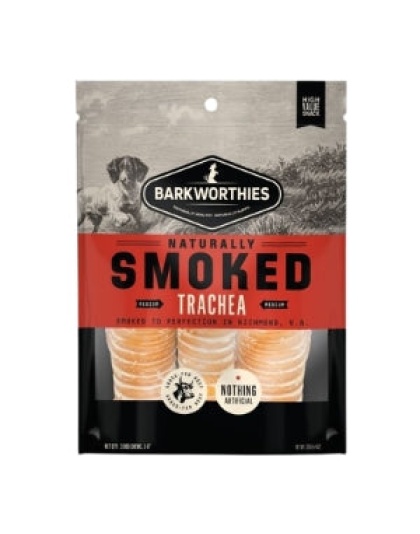 Barkworthies Dog Smoked Trachea 6 Inch 3 Pack