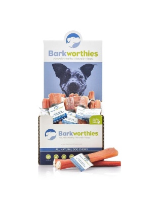 Barkworthies Odor Free Double Cut Bully Stick 50ea/6 in, 50 ct