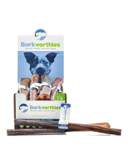 Barkworthies Odor-Free Monster Bully Stick 18ea/12 in, 18 ct