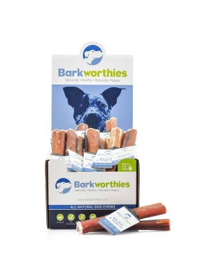 Barkworthies Naturally Scented Double Cut Bully Stick 50ea/6 in, 50 ct