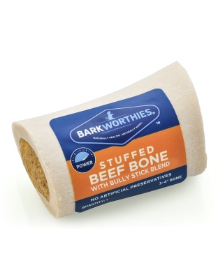 Barkworthies Shin Bone Stuffed With Bully Stick 1ea/3-4 in