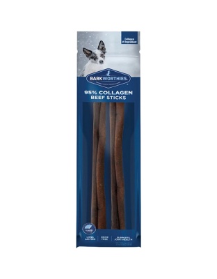 Barkworthies Dog Collagen Grain Freer Stick 12 Inch 2 Pack (Case Of 6)