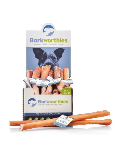 Barkworthies Odor Free Double Cut Bully Stick 25ea/12 in, 25 ct