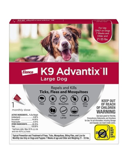 Advantage Ii Single Dose Large Dog Red