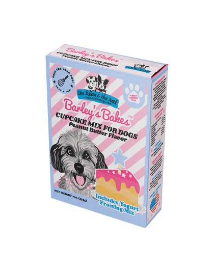 The Bear And The Rat Dog Barleys Bakes Cupcake Mix Peanut Butter 9oz.