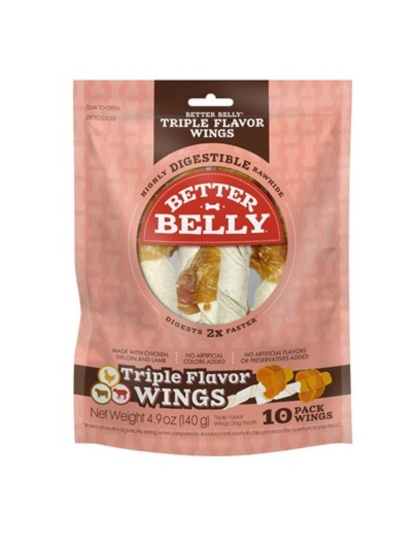 Better Belly Triple Flavor Wings Chicken/Sirloin/Lamb 10 count
