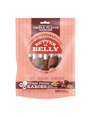 Better Belly Triple Flavor Kabob Chicken/Beef/Pork 10 count