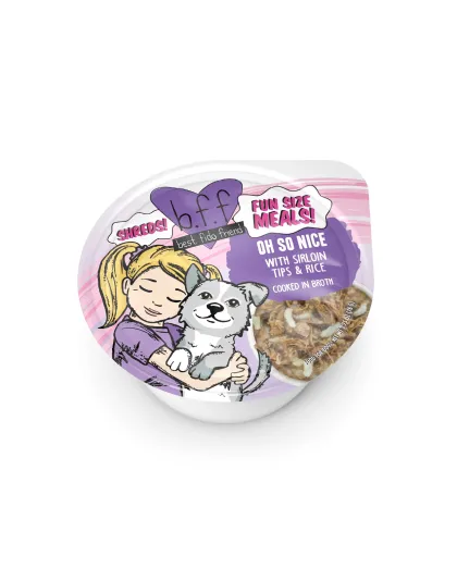 Bff Dog Oh So Nice Beef & Rice Cup 2.7oz. (Case of 12)