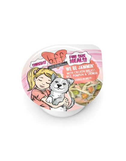 Bff Dog We Be Jammin' Chicken, Rice, Pumpkin & Salmon Cup 2.7oz. (Case of 12)
