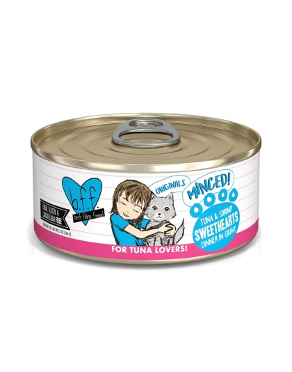 BFF Cat Originals Tuna and Shrimp Sweethearts Dinner in Gravy 5.5oz. (Case of 24)