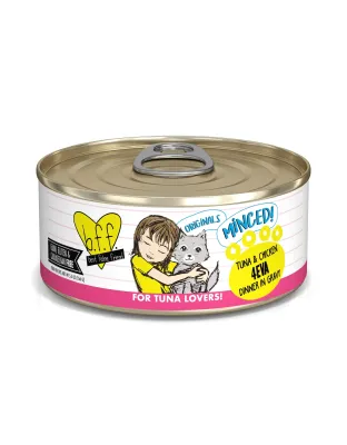 BFF Cat Tuna and Chicken 4Eva Dinner in Gravy 5.5oz. (Case of 24)