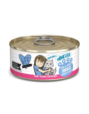 BFF Cat Tuna and Chicken Chuckles Dinner in Gele 5.5oz. (Case of 24)