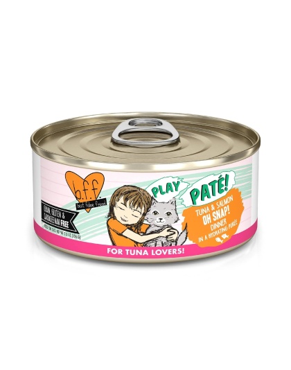 BFF Cat Play Tuna and Salmon Oh Snap Dinner 5.5 oz. (Case of 8)