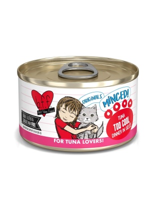 BFF Cat Originals Tuna Too Cool Tuna Dinner in Gele 3oz. (Case of 24)