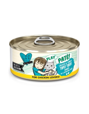 BFF Cat Play Chicken and Turkey Topsy Turvy Dinner 5.5oz. (Case of 8)