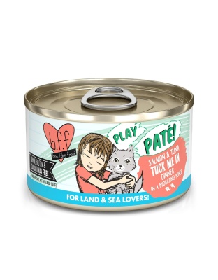 BFF Cat Play Salmon and Tuna Tuck Me In Dinner 2.8oz. (Case of 12)
