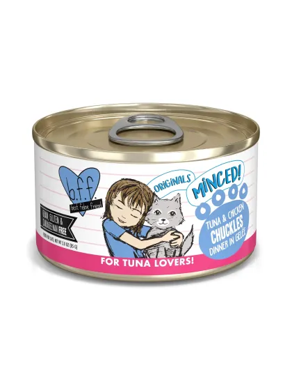 BFF Cat Tuna and Chicken Chuckles Dinner in Gele 3oz. (Case of24)