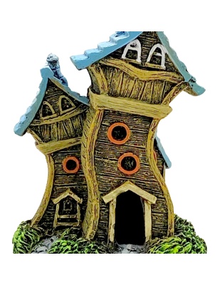 Blue Ribbon Pet Products Fun House Village Ornament Blue Roof, 1ea/SM