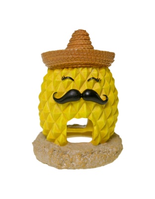 Blue Ribbon Pet Products Pineapple Sombrero Ornament 1ea/One Size