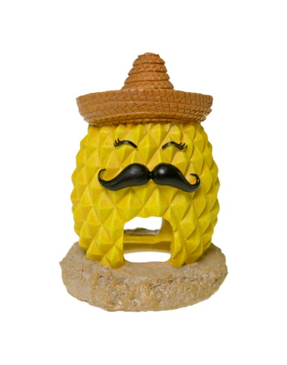 Blue Ribbon Pet Products Pineapple Sombrero Ornament 1ea/One Size
