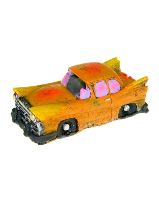 Blue Ribbon Pet Products Sunken Car Wreck Ornament Orange, 1ea/One Size
