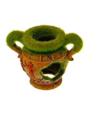 Blue Ribbon Pet Products Vase w/Fiber Moss Ornament 1ea/One Size