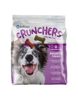 Blue Seal Entrust Crunchers Small Batch Dog Treats Assorted Medium - 3.5Lbs.