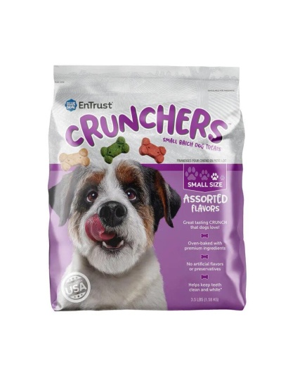 Blue Seal Entrust Crunchers Small Batch Dog Treats Assorted Small - 3.5Lbs.