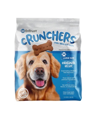 Blue Seal Entrust Crunchers Small Batch Dog Treats Original Large - 3.5Lbs.