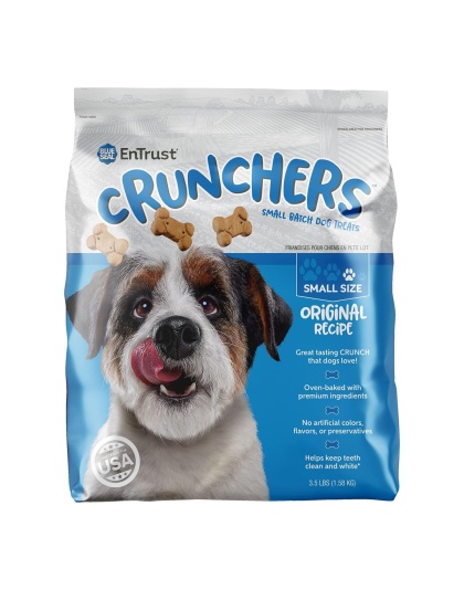 Blue Seal Entrust Crunchers Small Batch Dog Treats Original Small - 3.5Lbs.