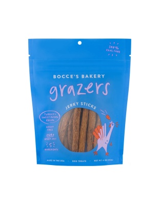 Bocces Dog Grazers Tky 4 oz.