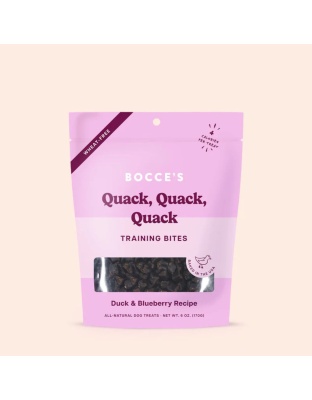 Bocce'S Bakery Dog Puppy Training Bites Quack Quack Quack 3Oz