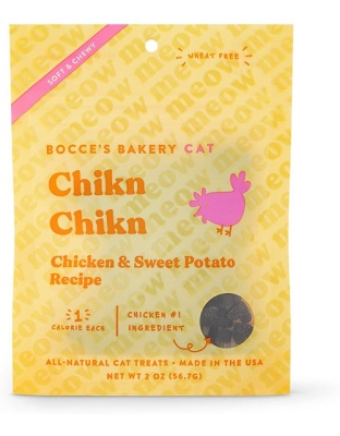 Bocce's Bakery Chicken Chicken Soft and Chewy Cat Treats 2oz.