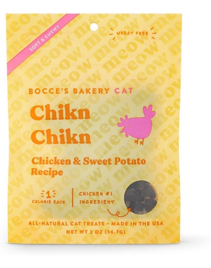 Bocce's Bakery Chicken Chicken Soft and Chewy Cat Treats 2oz.