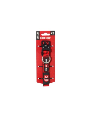 Boss Dog Tactical Adjustable Dog Collar Red Camo, 1ea/XS, 11-14in.