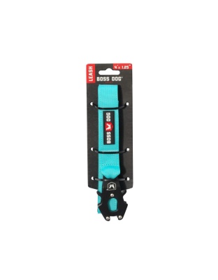 Boss Dog Tactical Dog Leash Teal, 1ea/4 ft