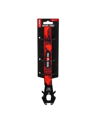 Boss Dog Tactical Dog Leash Red Camo, 1ea/6 ft