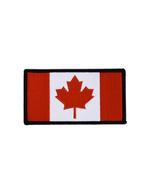 Boss Dog Tactical Harness Patch Full Color Canadian Flag, Small
