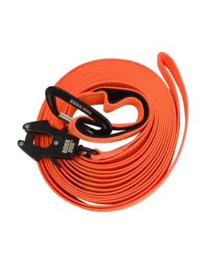 Boss Dog Tactical Nylon Tracking Dog Leash Hunter Orange, 1ea/20 ft