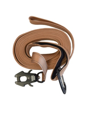 Boss Dog Tactical Nylon Tracking Dog Leash Tan, 1ea/20 ft